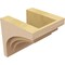 Ekena Millwork 9"W x 9"D x 9"H Wide Rockford Rough Cedar Woodgrain TimberThane Corbel, Primed Tan CORUR09X09X09ROCRCPR - alternate 5